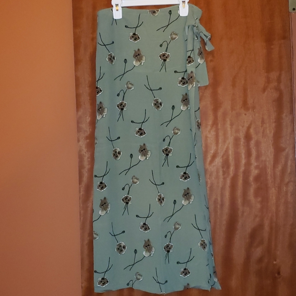 90's Vintage AE Long Wrap Skirt